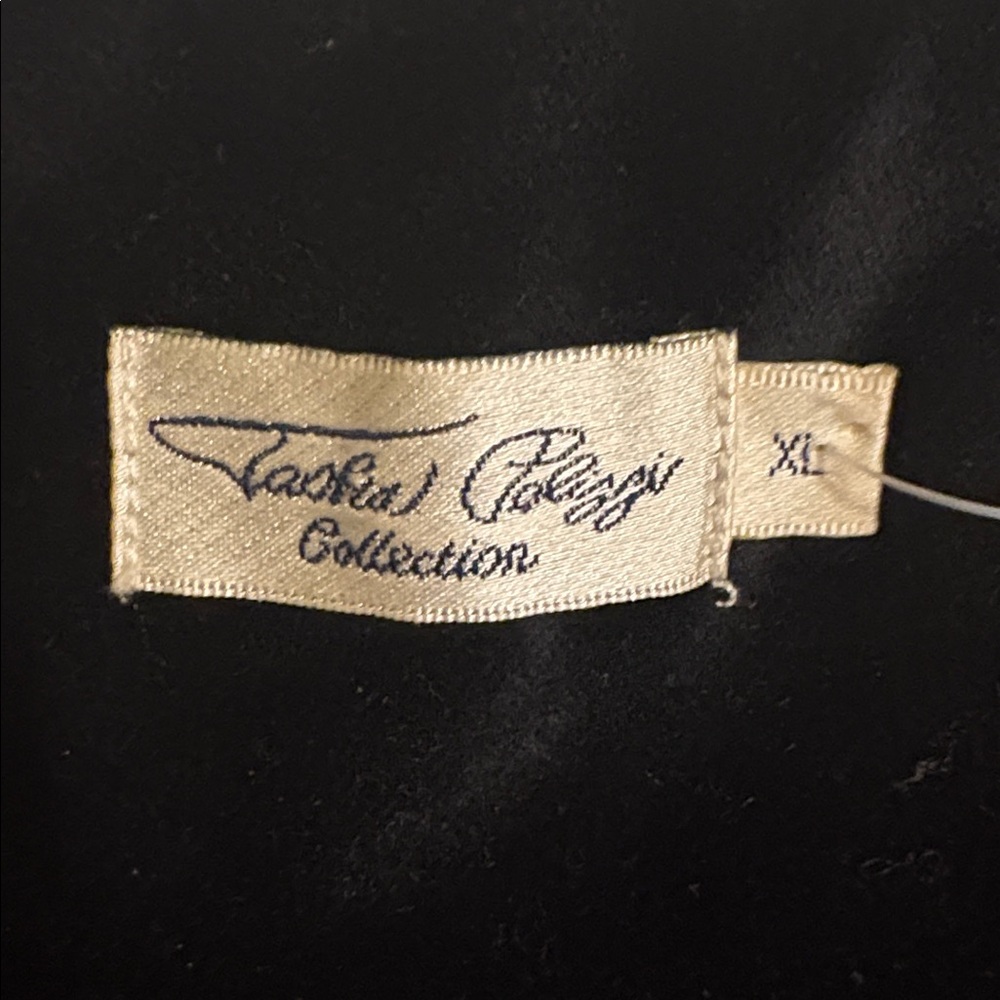 Tasha Polizzi VTG military style jacket/blazer, open front ,button accent  L/XL - Picture 8 of 9